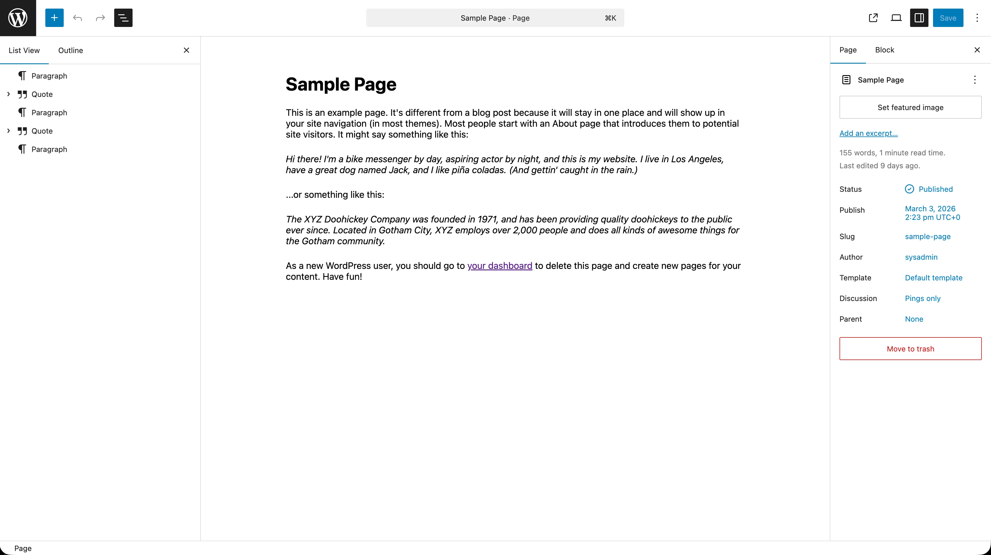 Blog & Content Management